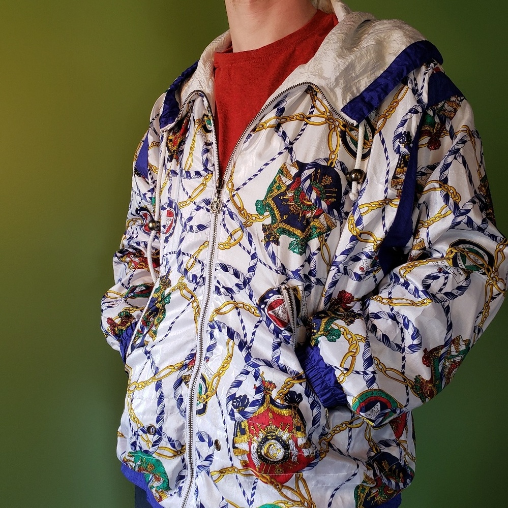 Lavon Vintage Windbreaker Bomber Jacket
